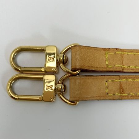  LOUIS VUITTON ルイヴィトン ヌメ革 レザー ベージュ 115cm ショルダーストラップ  バッグ用アクセサリー ゴールド金具