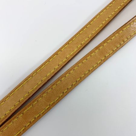  LOUIS VUITTON ルイヴィトン ヌメ革 レザー ベージュ 115cm ショルダーストラップ  バッグ用アクセサリー ゴールド金具