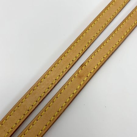  LOUIS VUITTON ルイヴィトン ヌメ革 レザー ベージュ 115cm ショルダーストラップ  バッグ用アクセサリー ゴールド金具