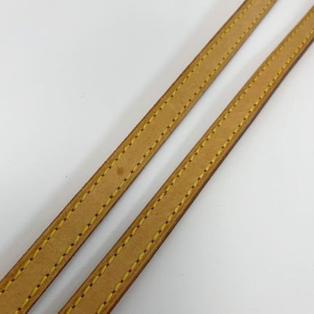  LOUIS VUITTON ルイヴィトン ヌメ革 レザー ベージュ 115cm ショルダーストラップ  バッグ用アクセサリー ゴールド金具