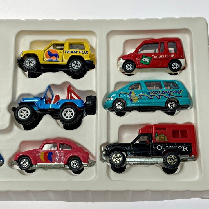 中古】 トミカ TOMICA ミニカー レジャーカーセット 7台セット TOMY ...