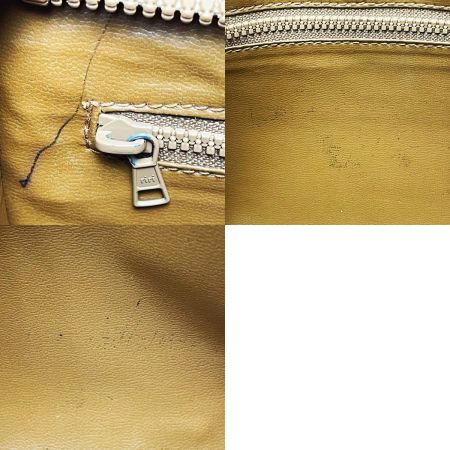  CELINE セリーヌ マカダム ベージュ×ブラウン クラッチバッグ レディース メンズ ヴィンテージ