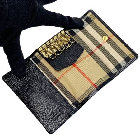  Burberrys バーバリーズ キーケース  ブラック 6連 メンズ レディース