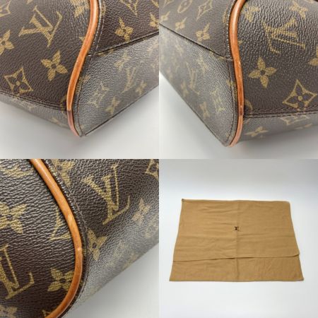  LOUIS VUITTON ルイヴィトン モノグラム エリプスPM M51126 ブラウン ハンドバッグ 布袋有