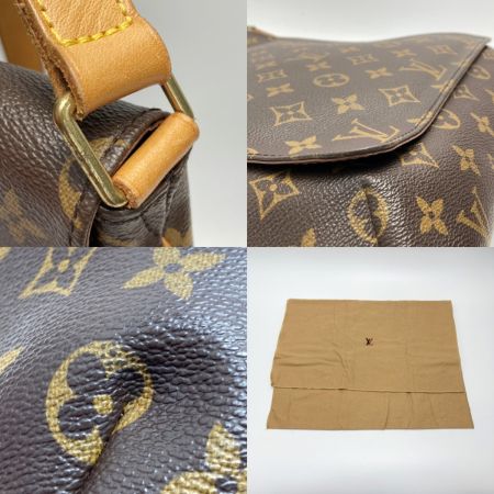  LOUIS VUITTON ルイヴィトン モノグラム ミュゼット M51256 ショルダーバッグ 布袋有