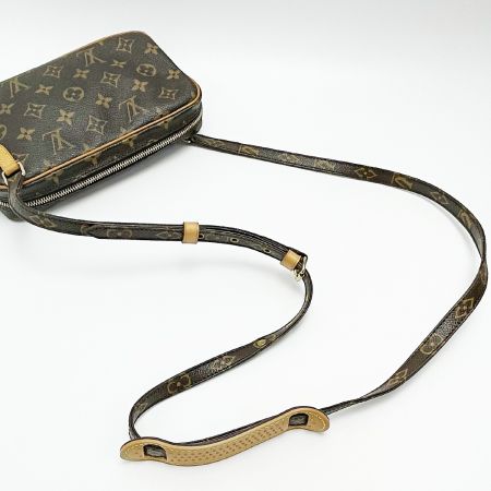  LOUIS VUITTON ルイヴィトン モノグラム マルリー・バンドリエール M51828 ブラウン ショルダーバッグ レディース ゴールド金具