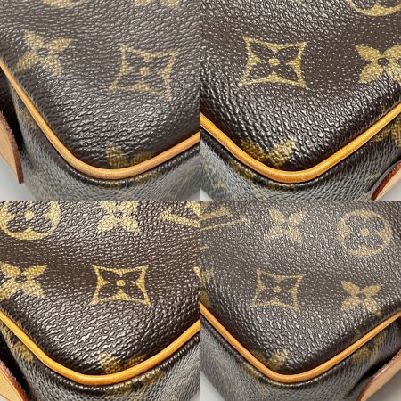  LOUIS VUITTON ルイヴィトン モノグラム マルリー・バンドリエール M51828 ブラウン ショルダーバッグ レディース ゴールド金具