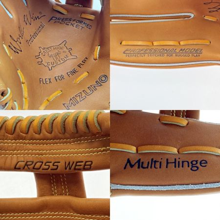  MIZUNO ミズノ 硬式 外野手用 グローブ ワールドウィン 赤カップ 復刻版グラブ 左用 サイズ15 コルク49