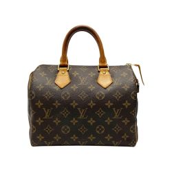 ☆☆ LOUIS VUITTON ルイヴィトン モノグラム スピーディ25 M41528 ハンドバッグ パドロック・キー有 Cランク