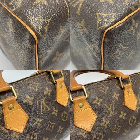  LOUIS VUITTON ルイヴィトン モノグラム スピーディ25 M41528 ハンドバッグ パドロック・キー有