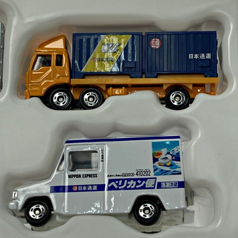 中古】 TOMICA トミカ 日通のペリカン便トラックセット 4台セット TOMY