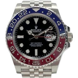 ☆☆ ROLEX ロレックス GMTマスター2 Ref.126710BLRO SN:504K07N2 ブラック 自動巻き メンズ 腕時計 箱・ギャランティカード有 Bランク