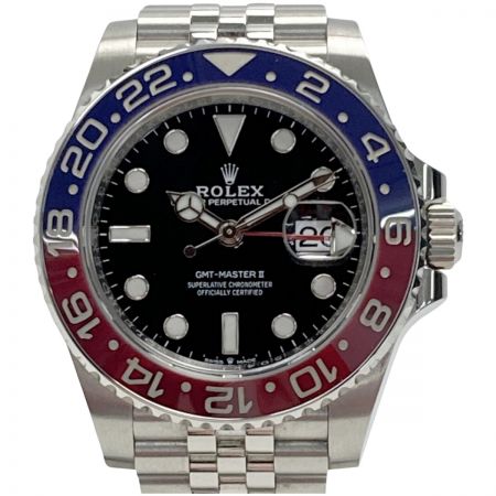  ROLEX ロレックス GMTマスター2 Ref.126710BLRO SN:504K07N2 ブラック 自動巻き メンズ 腕時計 箱・ギャランティカード有