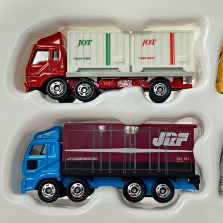 TOMICA トミカ 鉄道輸送コンテナトラックセット 4台セット TOMY トミー