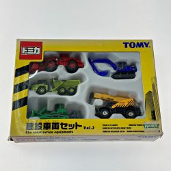 ☆☆  TOMICA トミカ 建設車両セット Vol.3 5台セット TOMY トミー Bランク