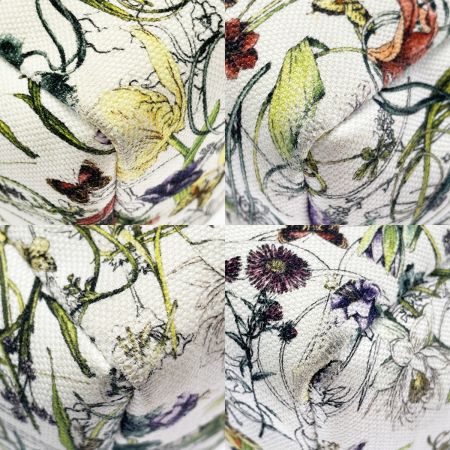  GUCCI グッチ チルドレンズ 284721 フローラル/アイボリー ミニトートバッグ レディース キャンバス チャーム付