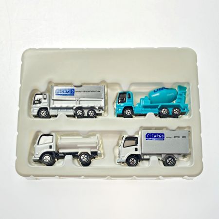   TOMICA トミカ ミニカー ギガ＆エルフトラックセット 4台セット TOMY トミー