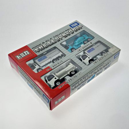   TOMICA トミカ ミニカー ギガ＆エルフトラックセット 4台セット TOMY トミー