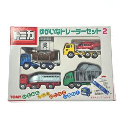 ☆☆  TOMICA トミカ ゆかいなトレーラーセット2(4台セット) TOMY トミー Bランク