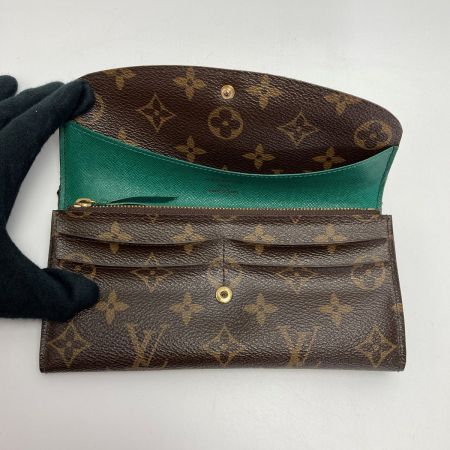  LOUIS VUITTON ルイヴィトン モノグラム ポルトフォイユ・エミリー M60137 ヴェール 長財布