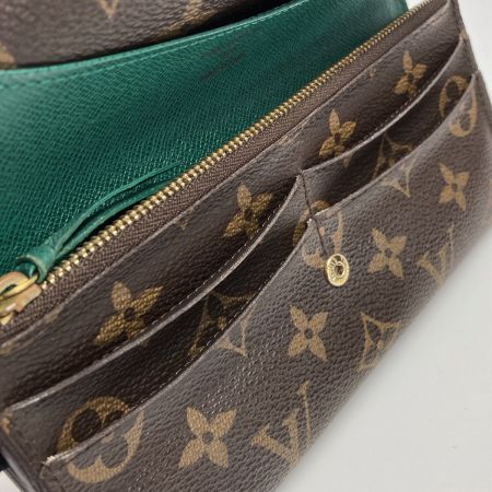  LOUIS VUITTON ルイヴィトン モノグラム ポルトフォイユ・エミリー M60137 ヴェール 長財布