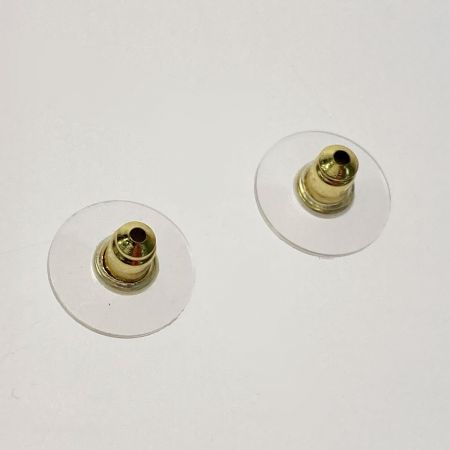  CHANEL シャネル ココマーク フープ ピアス ｺｺﾏｰｸﾌｰﾌﾟ GP メタル