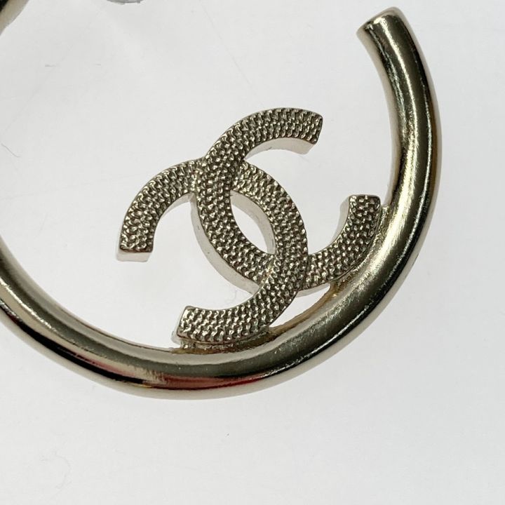 CHANEL シャネル ココマーク フープ ピアス ｺｺﾏｰｸﾌｰﾌﾟ GP メタル