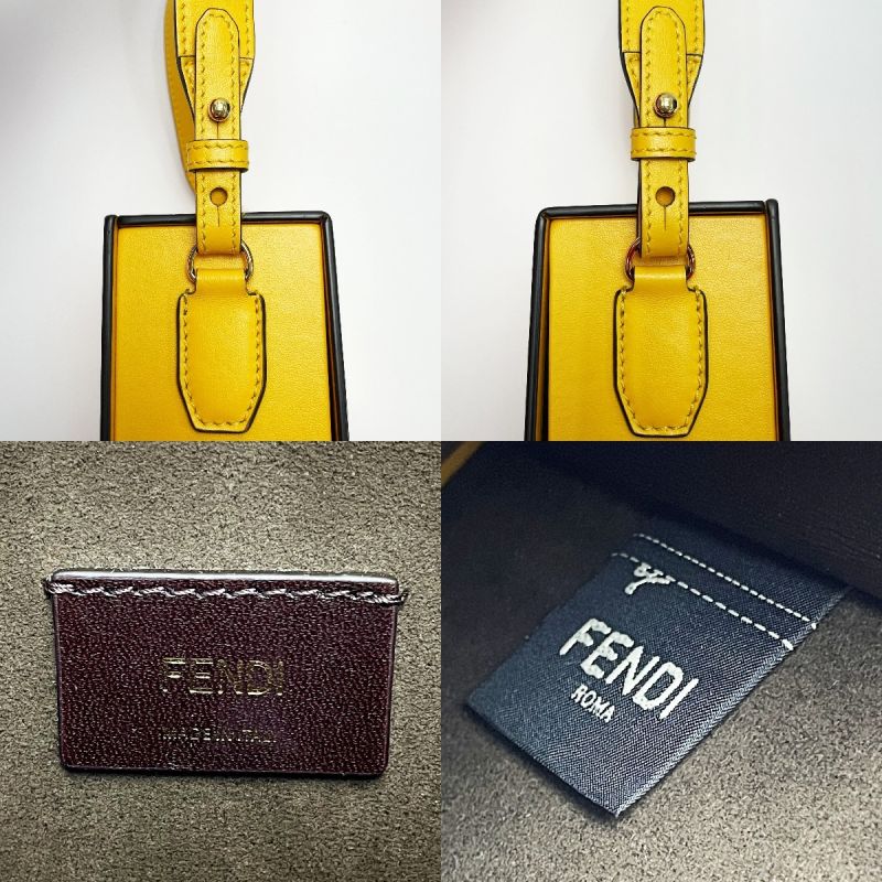 中古】 FENDI フェンディ ボックス型ショルダーバッグ 8BT339ADP6F1EEV ...