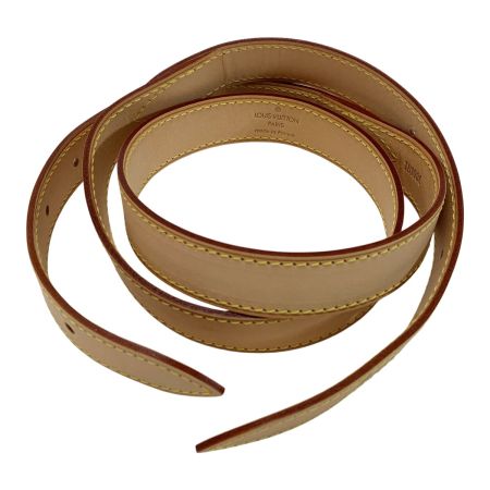  LOUIS VUITTON ルイヴィトン ヌメ革 レザー ベージュ J54316 152cm バッグ用アクセサリー ゴールド金具