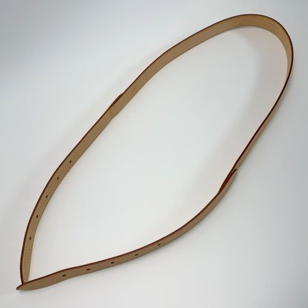  LOUIS VUITTON ルイヴィトン ヌメ革 レザー ベージュ J54316 152cm バッグ用アクセサリー ゴールド金具