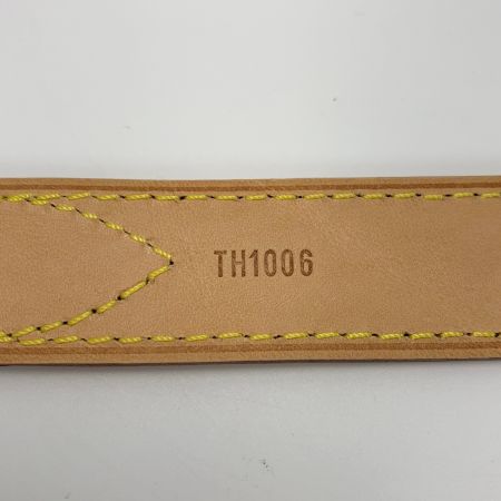  LOUIS VUITTON ルイヴィトン ヌメ革 レザー ベージュ J54316 152cm バッグ用アクセサリー ゴールド金具