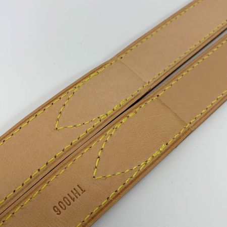  LOUIS VUITTON ルイヴィトン ヌメ革 レザー ベージュ J54316 152cm バッグ用アクセサリー ゴールド金具