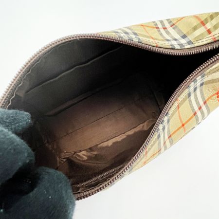  BURBERRY バーバリー ハンドバッグ キャメル×ブラウン セミショルダーバッグ レディース ゴールド金具