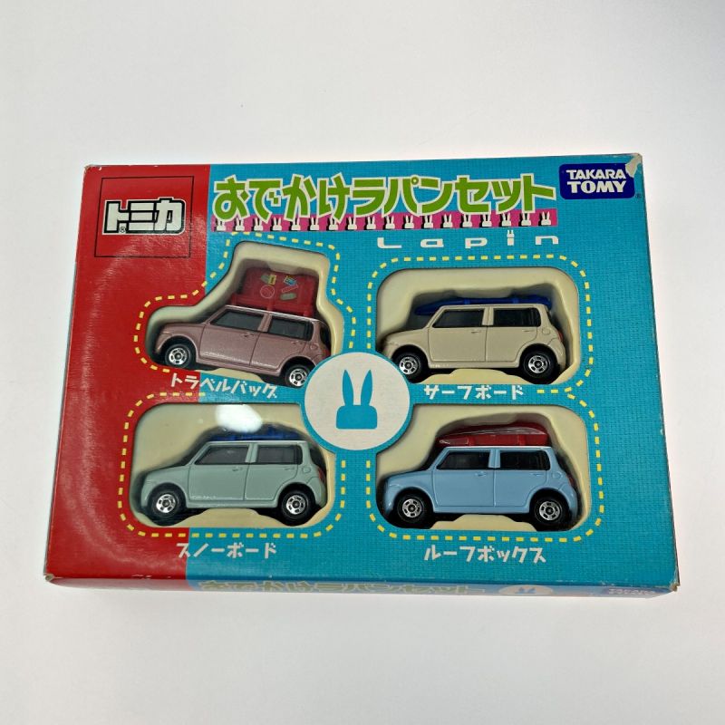 中古】 TOMICA トミカ おでかけラパンセット 4台セット TOMY トミー 