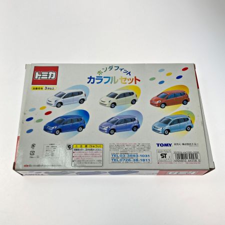  TOMICA トミカ ホンダフィット カラフルセット  6台セット TOMY トミー