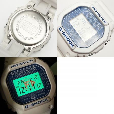  CASIO カシオ G-SHOCK 2023 北海道日本ハムファイターズ DW-5600VT ホワイト系 クォーツ メンズ 腕時計