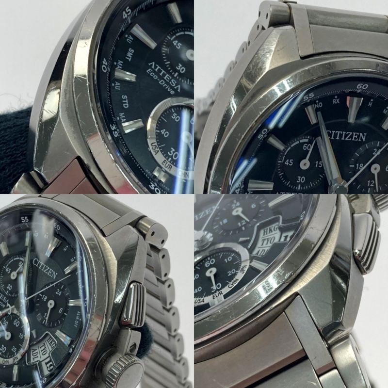 中古】 CITIZEN シチズン アテッサ エコドライブ H610-T015581