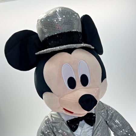   Happyくじ Disneyプラチナオーナメントくじ2023 Last賞BIG! ミッキーマウスのゴージャススタンディングぬいぐるみ 
