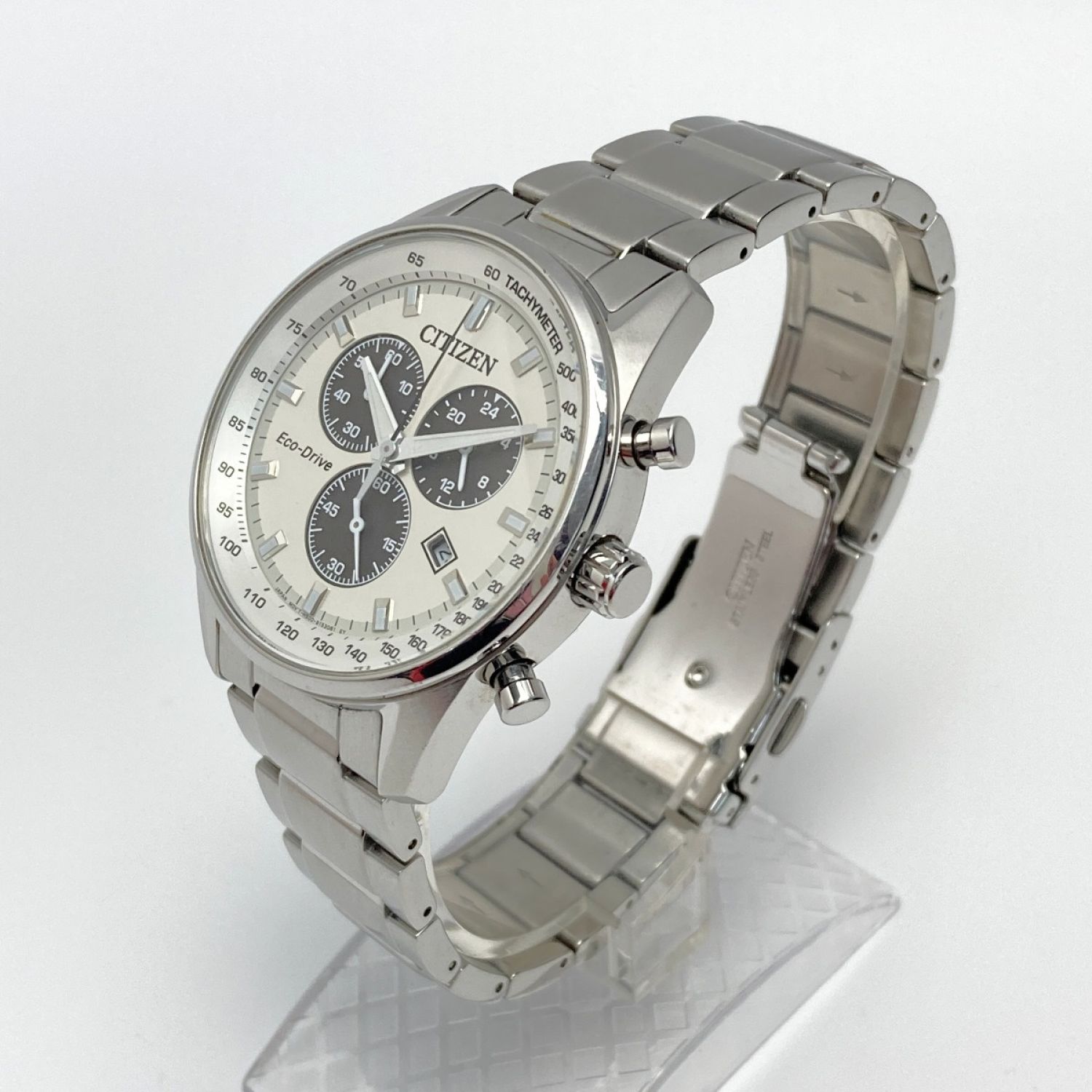 シチズン　Eco-Drive　H500　ソーラー　クロノグラフ　メンズ　腕時計腕時計(アナログ)