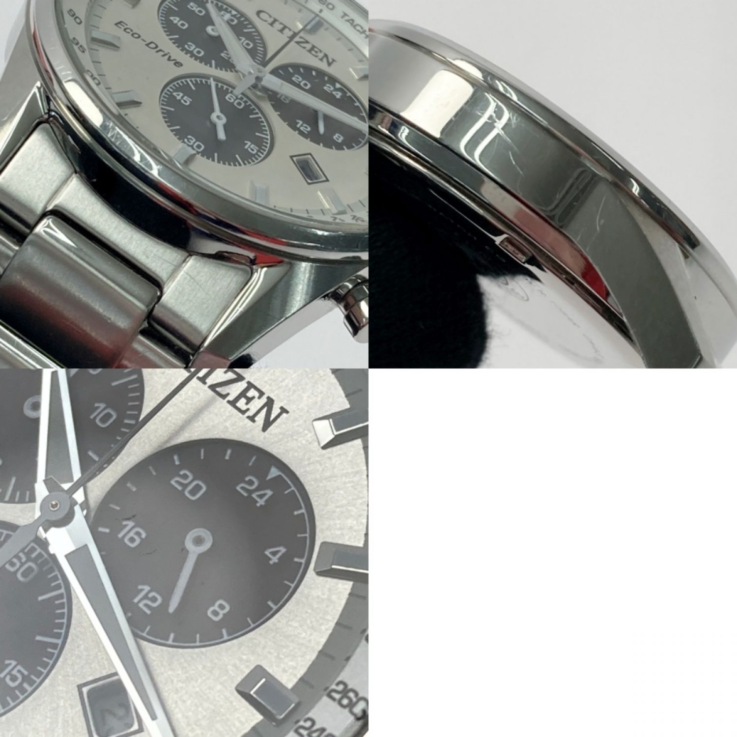 シチズン　Eco-Drive　H500　ソーラー　クロノグラフ　メンズ　腕時計腕時計(アナログ)