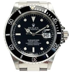☆☆ ROLEX ロレックス サブマリーナデイト 自動巻き 16610 ブラック 腕時計 メンズ 箱・取説・保証書有 Bランク