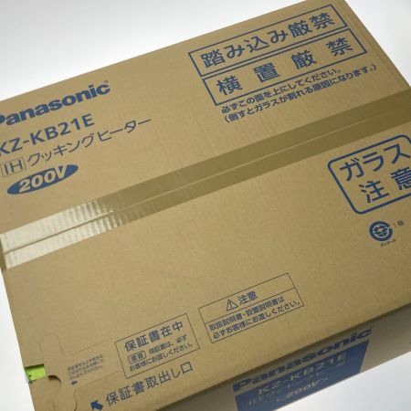  Panasonic パナソニック 《 据置IHクッキングヒーター 》2019年製 / 200V / KZ-KB21E