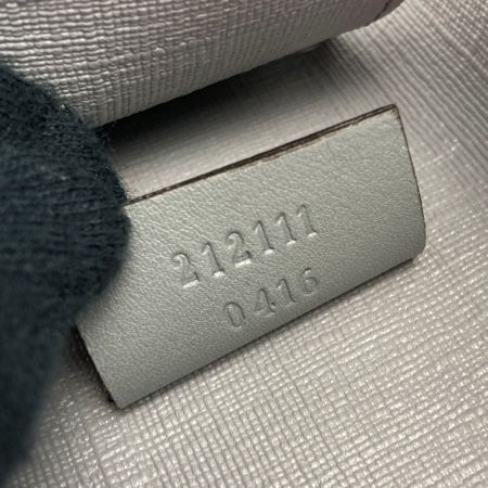  GUCCI グッチ GG チャーム付き 6連キーケース 212111 グレー PVC 箱有