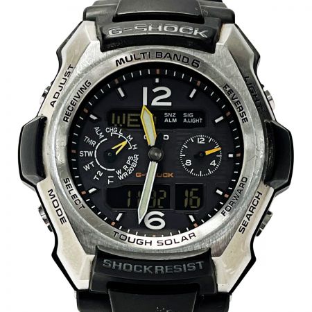 CASIO カシオ G-SHOCK GW-2500-1AJF ブラック 電波ソーラー デジアナ メンズ 腕時計