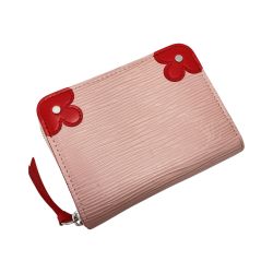 ☆☆ LOUIS VUITTON ルイヴィトン エピ ブルーミングコーナー ジッピーコインパース M62971 ローズバレリーヌ 小銭入れ 布袋有 Bランク