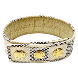 ☆☆ LOUIS VUITTON ルイヴィトン ダミエアズール ﾉﾍﾞﾙﾃｨ ホワイト ブレスレット 名古屋ミッドランドスクエア限定 Cランク