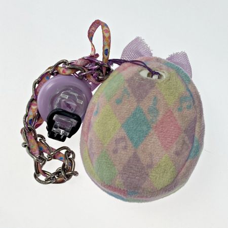  BANDAI バンダイ TAMAGOTCHI たまごっち4U シルバー×パープル カバー付