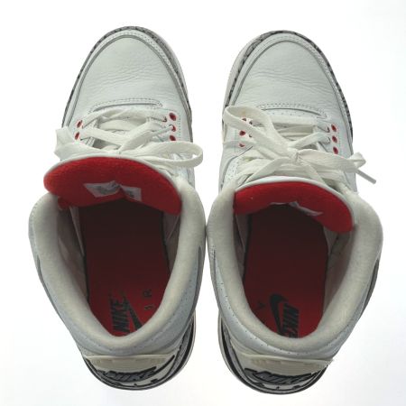  NIKE ナイキ AIR JORDAN 3 RETRO GS スニーカー SIZE 24.5cm DM0967 100 レディース 箱付き