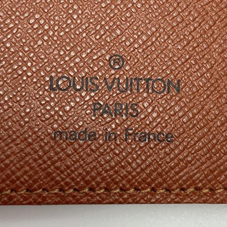  LOUIS VUITTON ルイヴィトン モノグラム アジェンダMM R20105 手帳カバー 6穴式