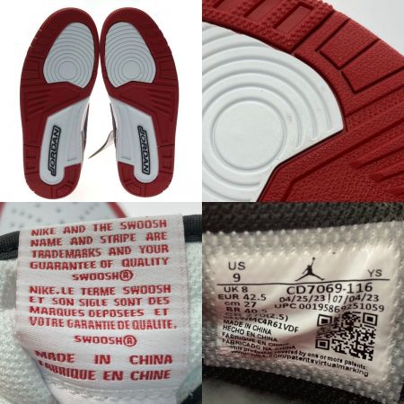  NIKE ナイキ AIR JORDAN LEGACY 312 LOW スニーカー ＣＤ7069－116 ホワイト×レッド SIZE 27cm メンズ 箱付き